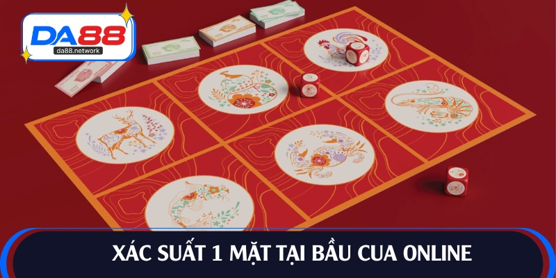 Xác suất đúng 1 mặt xuất hiện ở bầu cua online